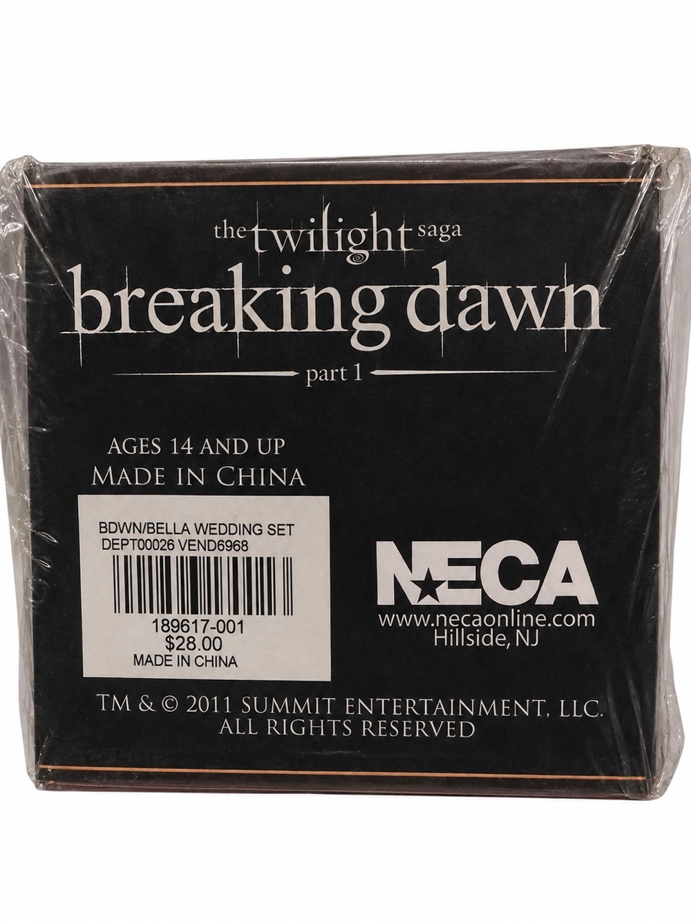 Twilight Breaking RARE Dawn Bella’s Engagement and Wedding Band Replica Set NWT - Picture 5 of 5